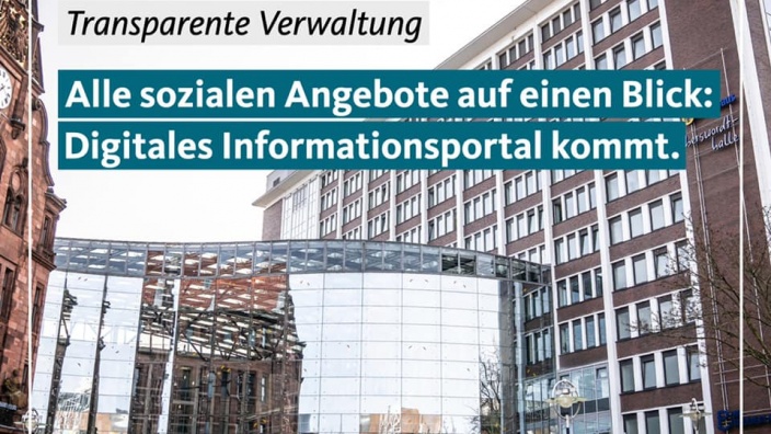 Auf diesem Bild sehen Sie das Dortmunder Stadthaus und die Berswordthalle.