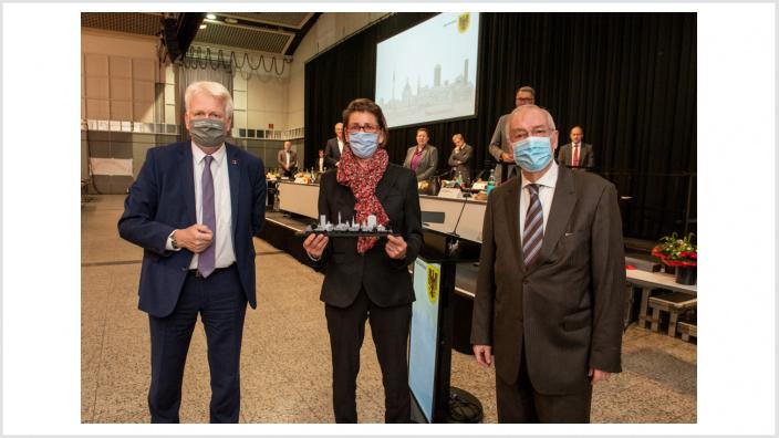 Blick auf den Rat am 08. Oktober 2020